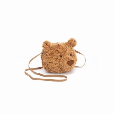 Jellycat Bartholomew Bear Bag New Zealand | NXKZJ0125